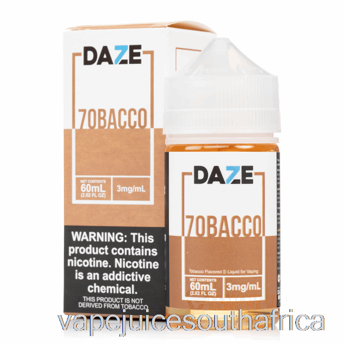 Vape Juice South Africa 7Obacco - 7 Daze E-Liquid - 60Ml 0Mg